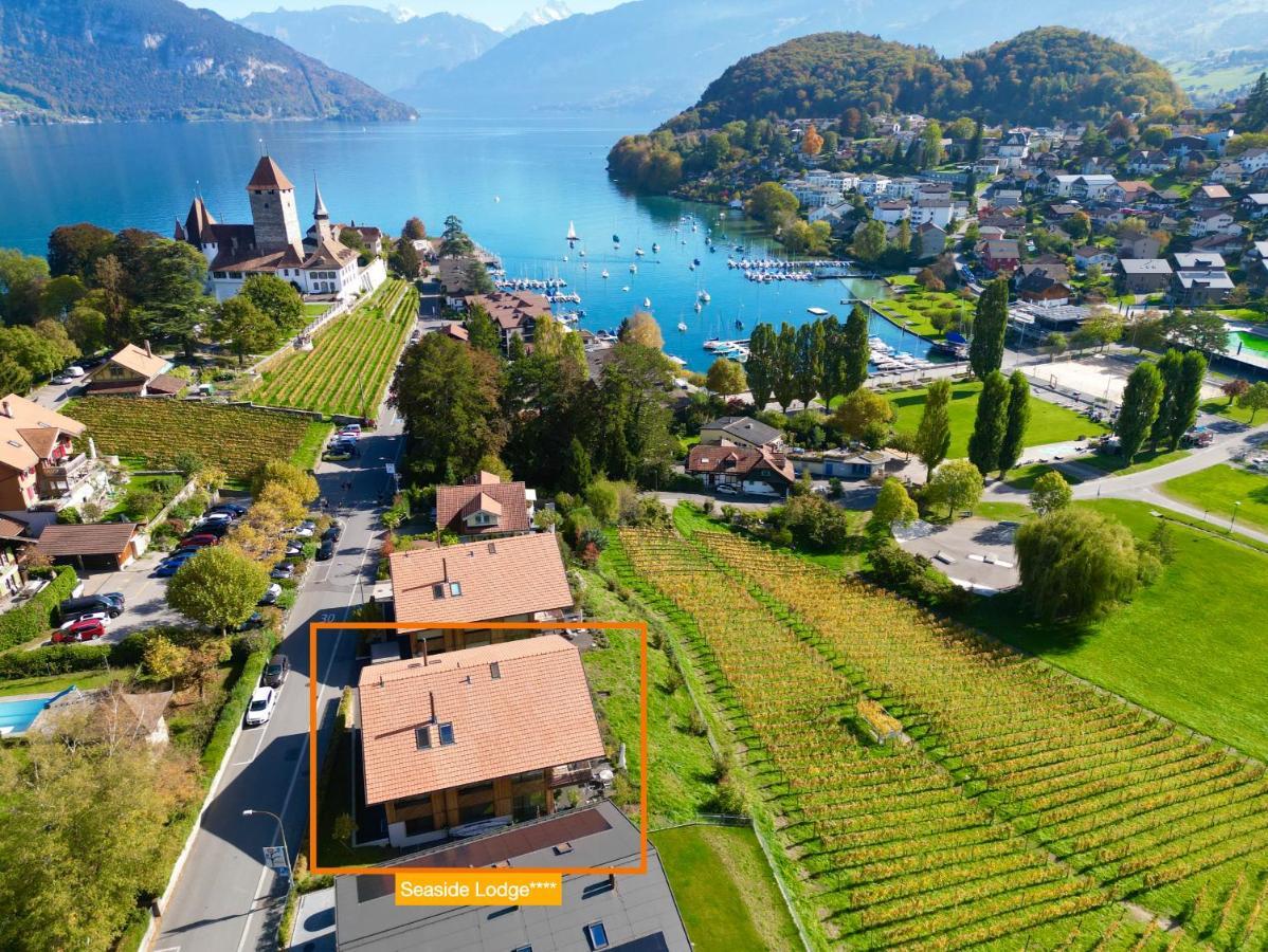 Seaside-Lodge, Top Apartment Spiez Exterior foto